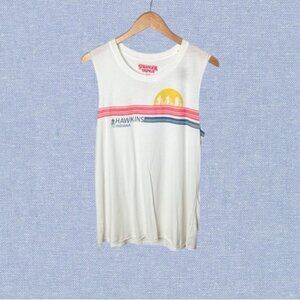 🛎️ 5/$20 NWT Stranger Things Hawkins Indiana Muscle Tee